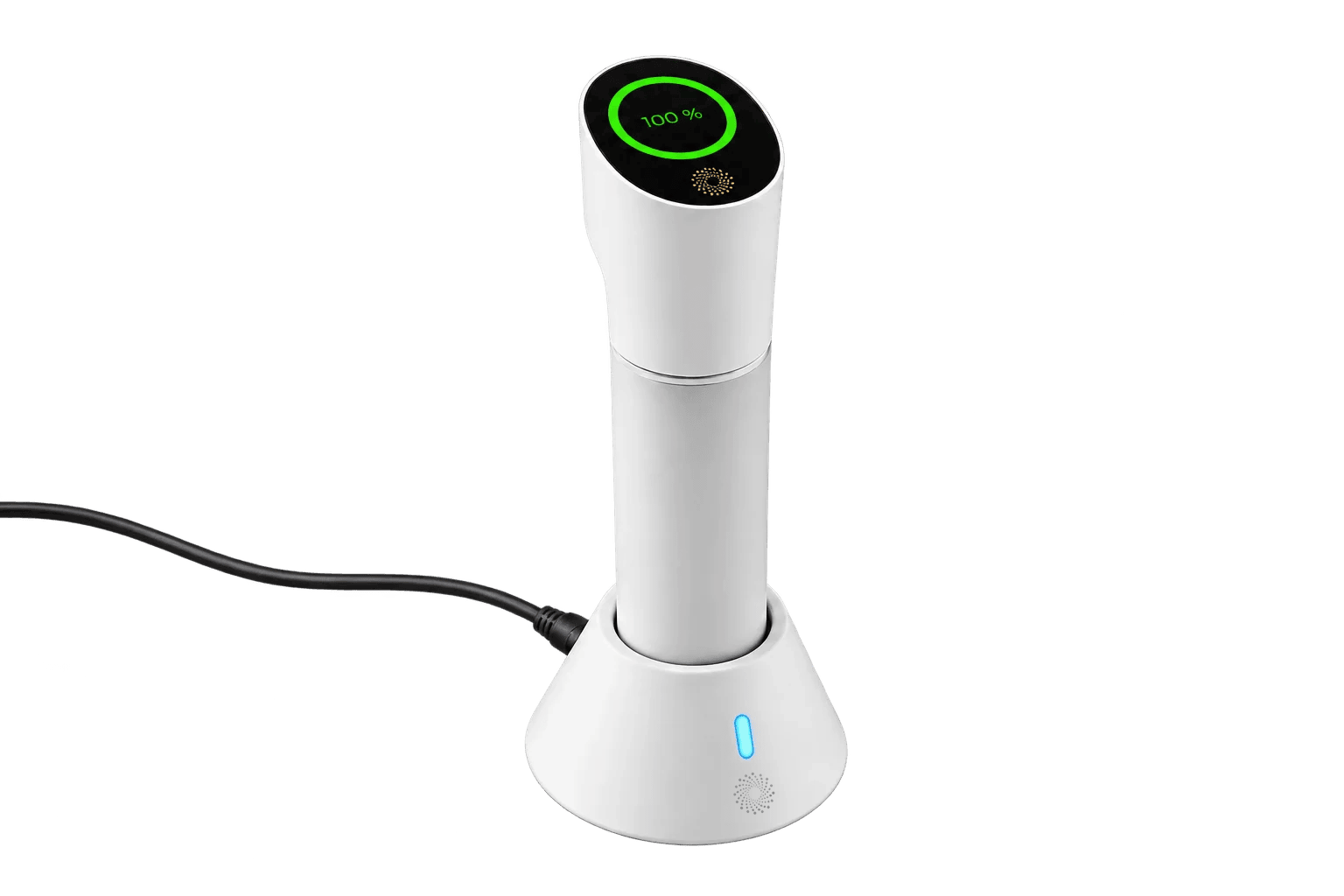 Enigma charging in its dedicated conductive base