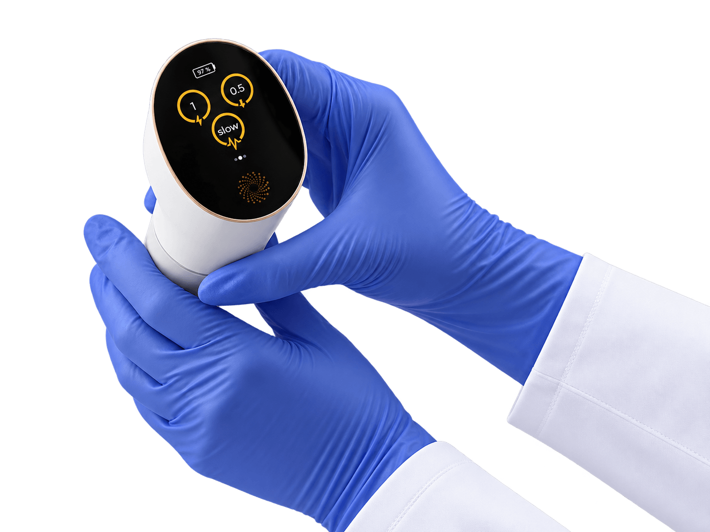 Enigma touchscreen with dosage, depth and pace controls
